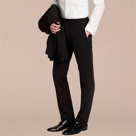 Burberry Wool Tuxedo Trousers 